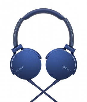 Наушники Sony XB-550, синие фото 