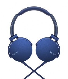 Наушники Sony XB-550, синие фото 