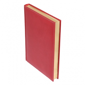 Недатированный ежедневник PORTLAND 650U (5451) 145x205 мм красный, кремовый блок, золоченый срез, до 2023 г. фото 