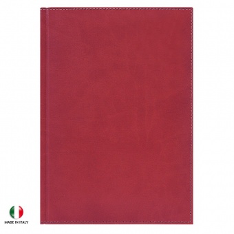 Недатированный ежедневник PORTLAND 650U (5451) 145x205 мм красный, кремовый блок, золоченый срез фото 