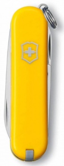 Нож-брелок Classic 58 с отверткой, желтый фото 