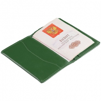 Обложка для паспорта Apache, зеленая фото 