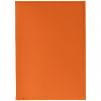 Обложка для паспорта Shall, оранжевая фото 