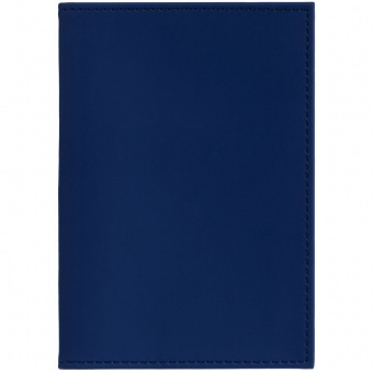 Обложка для паспорта Shall, синяя фото 