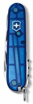 Офицерский нож Climber 91, прозрачный синий фото 