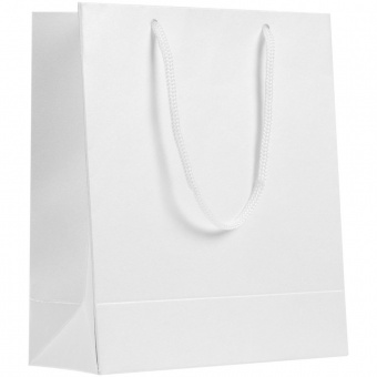 Пакет бумажный «Блеск», малый, белый фото 