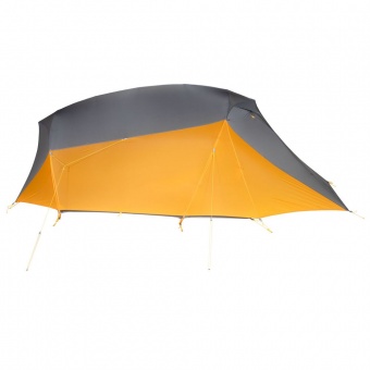 Палатка трекинговая Maxfield 2, серая с оранжевым фото 