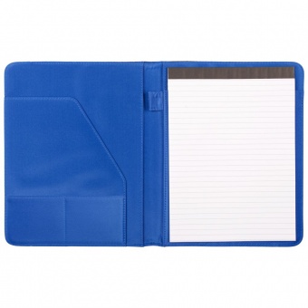 Папка Mokai формата А4 с блокнотом, синяя фото 