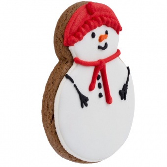 Печенье Sweetish Snowman, красное фото 