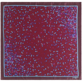 Платок Tourbillon Silk, бордовый фото 