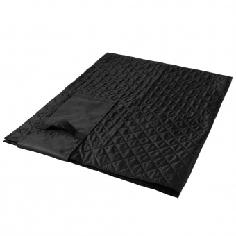 Плед для пикника Comfy, черный фото 