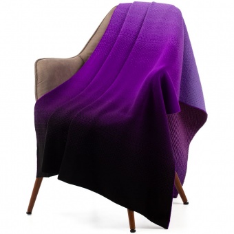Плед Dreamshades, фиолетовый с черным фото 