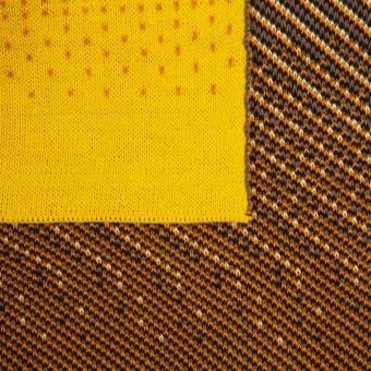 Плед Dreamshades, желтый с коричневым фото 