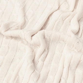 Плед Fado вязаный, бежевый (без подарочной коробки) фото 