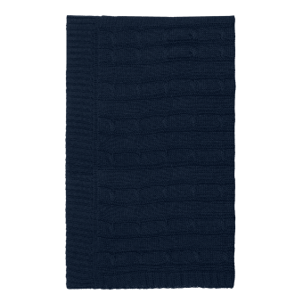 Плед Fado вязаный, синий (без подарочной коробки) фото 