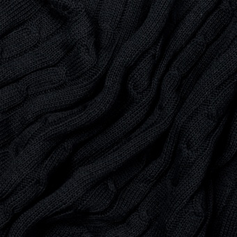 Плед Fado вязаный, темно-синий (без подарочной коробки) фото 