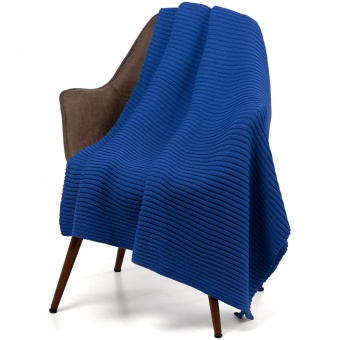 Плед Quill, синий (василек) фото 