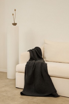 Плед Quill, темно-серый фото 