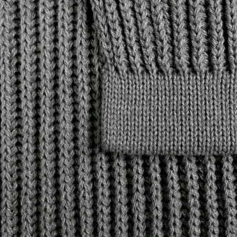 Плед Shirr, серый меланж фото 