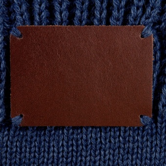 Плед Shirr, темно-синий (сапфир) фото 