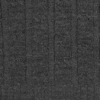 Плед Trenza, темно-серый фото 