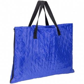 Плед-сумка для пикника Interflow, синяя фото 