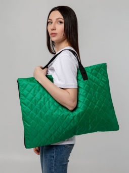 Плед-сумка для пикника Interflow, зеленая фото 