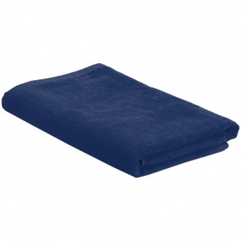 Пляжное полотенце в сумке SoaKing, синее фото 