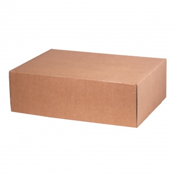 Подарочная коробка универсальная средняя, крафт фото 