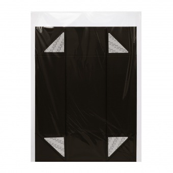 Подарочная коробка-трансформер большая, черная фото 