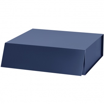 Подарочная коробка-трансформер большая, синяя фото 