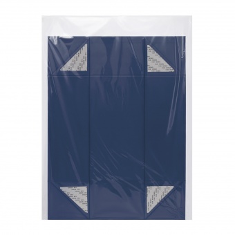 Подарочная коробка-трансформер большая, синяя фото 