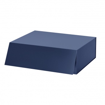 Подарочная коробка-трансформер средняя, синяя фото 