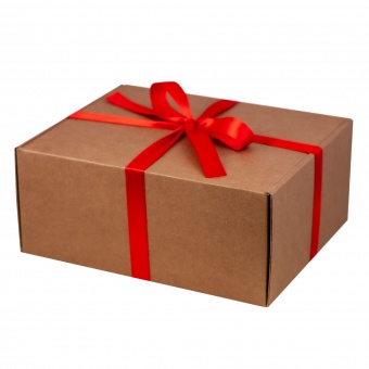 Подарочная лента для малой универсальной подарочной коробки, красная фото 