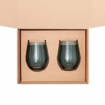 Подарочный набор 2 стакана для воды Capri фото 