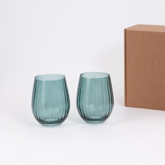 Подарочный набор 2 стакана для воды Capri фото 