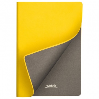 Подарочный набор Portobello/ Sky желто-серый (Ежедневник недат А5, Ручка, Power Bank) фото 