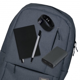 Подарочный набор Portobello/Migliores (Рюкзак, ежедневник А6, power bank, смарт-браслет,ручка) фото 