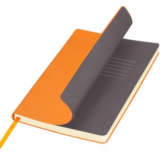 Подарочный набор Portobello/Sky оранжевый-коричневый (Ежедневник недат А5, Ручка) фото 