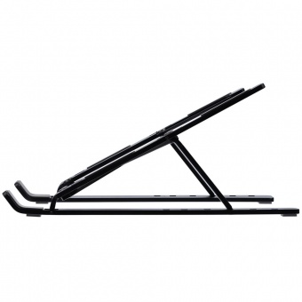 Подставка для ноутбука и планшета Scaffold, черная фото 