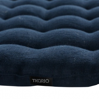 Подушка на стул Essential, темно-синяя фото 