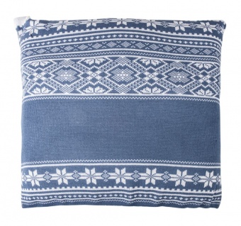 Подушка «Скандик», синяя (индиго) фото 