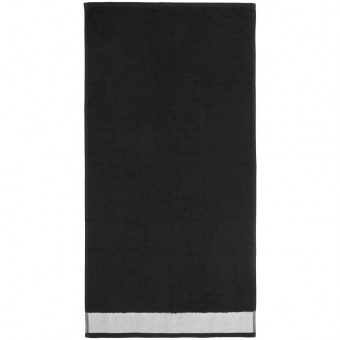Полотенце Etude, среднее, черное фото 