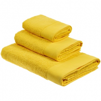 Полотенце Odelle, среднее, желтое фото 