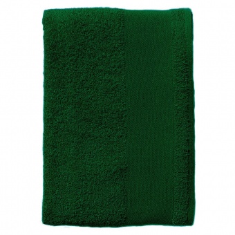 Полотенце махровое Island Small, темно-зеленое фото 
