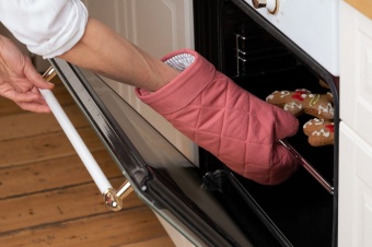 Прихватка-рукавица Feast Mist, розовая фото 