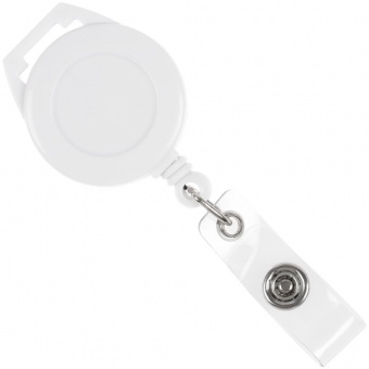 Ретрактор Attach с ушком для ленты, ver.2, белый фото 