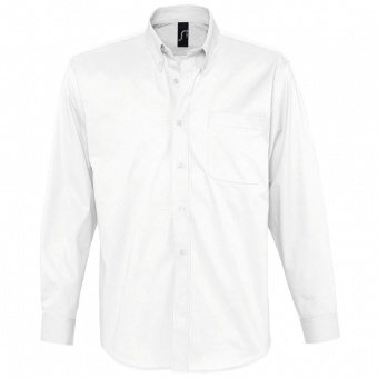 Рубашка мужская с длинным рукавом Bel Air, белая фото 2