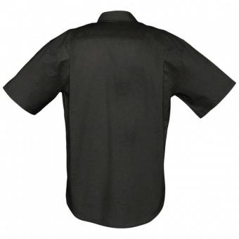 Рубашка мужская с коротким рукавом Brisbane, черная фото 4
