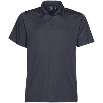 Рубашка поло мужская Eclipse H2X-Dry, темно-синяя фото 5